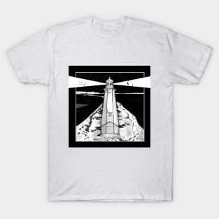 Nelson Boulder Bank Lighthouse T-Shirt